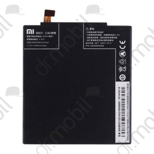 Akkumulátor Xiaomi Mi 3 3050mAh Li-iON (BM31 kompatibilis)